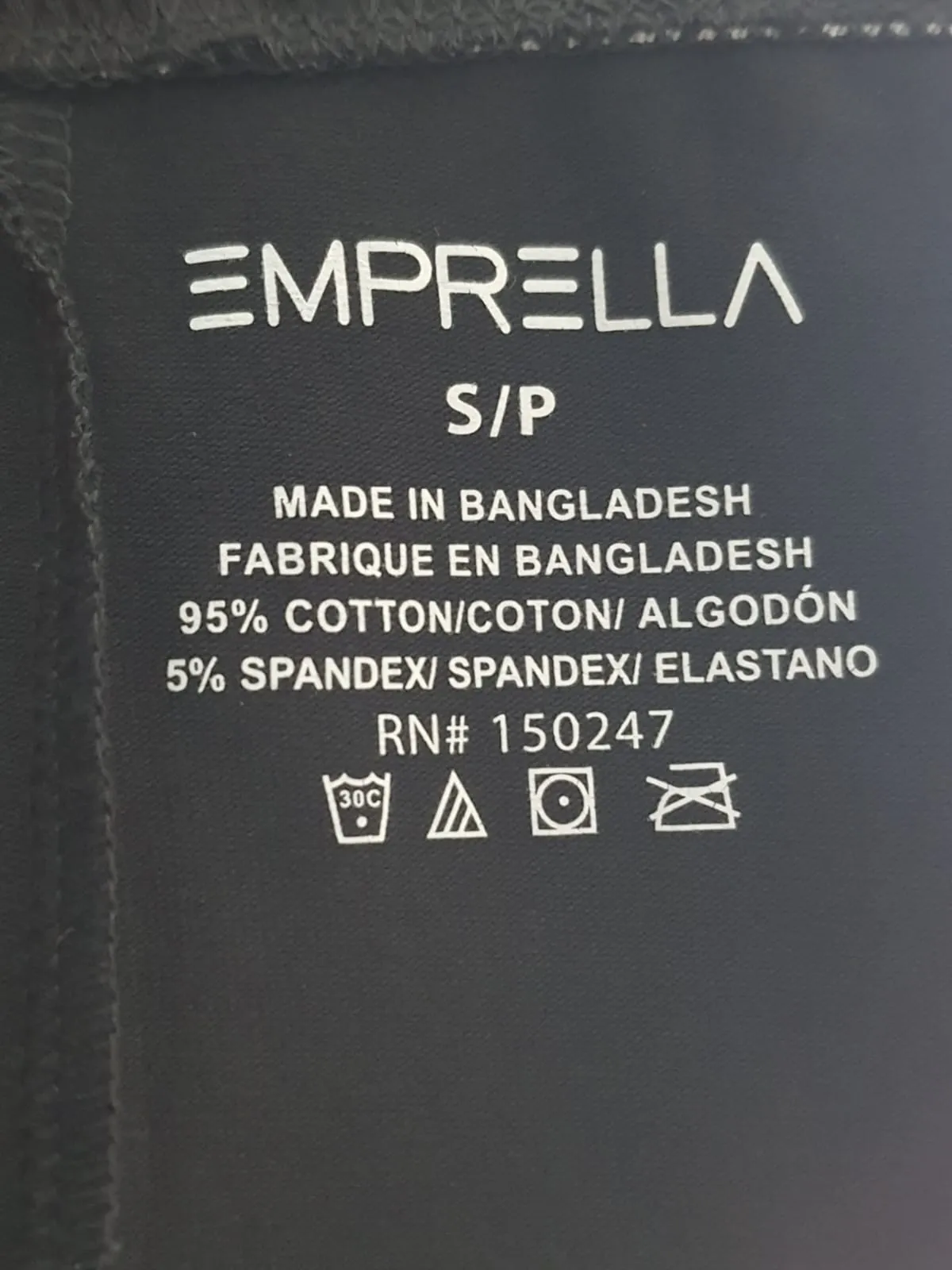 Emprella Black Cycling Short (S)
