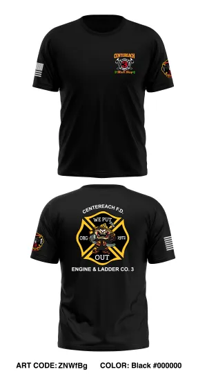 ENGINE AND LADDER CO. 3 Store 1 Core Men's SS Performance Tee - ZNWfBg