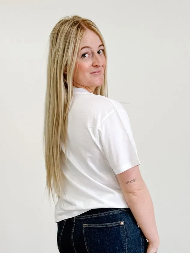Essential Short Sleeve Tee in White