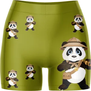 Explorer Panda Ladies Gym Shorts
