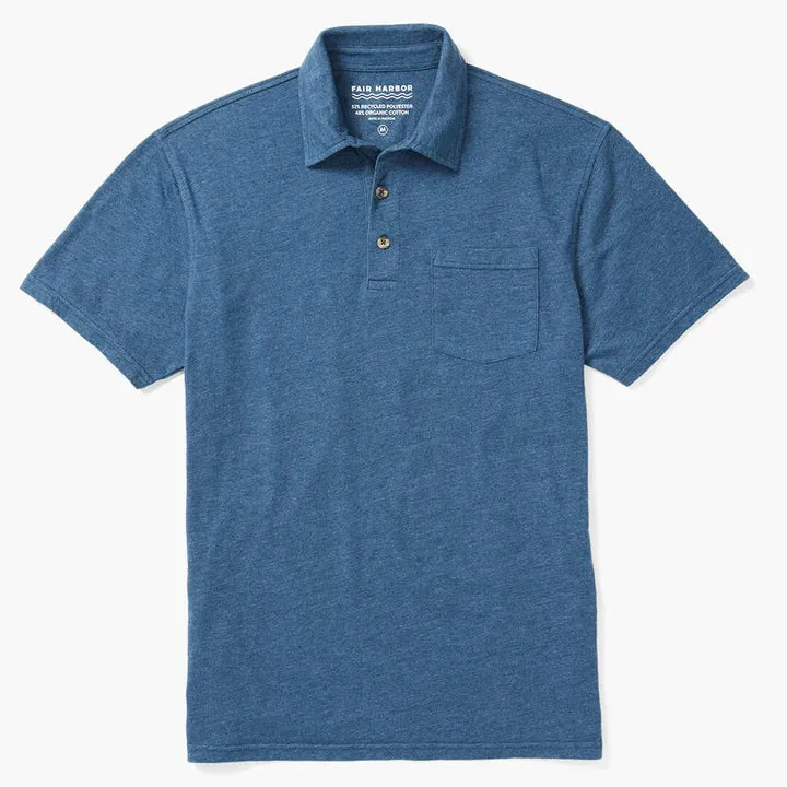 Fair Harbor The Atlantic Polo - Dark Denim