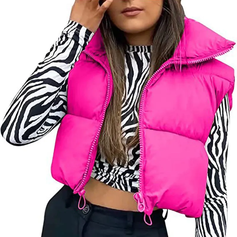 Fashion Colorful Winter Warm Short Vest