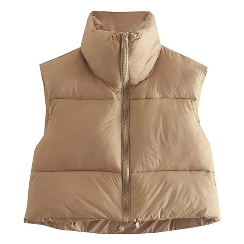 Fashion Colorful Winter Warm Short Vest