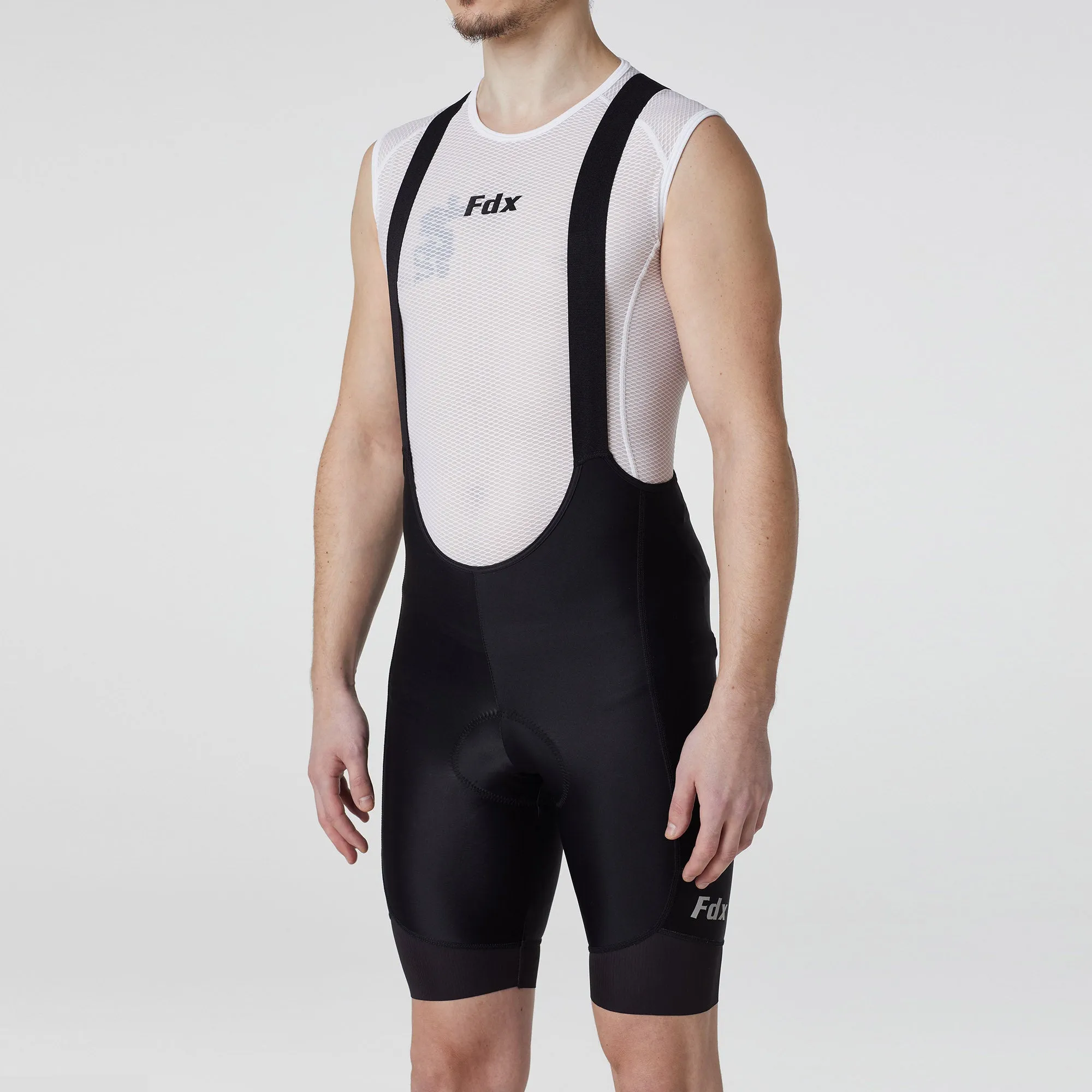 Fdx Duo Black Men's & Boy's Summer Cycling Cargo Bib Shorts