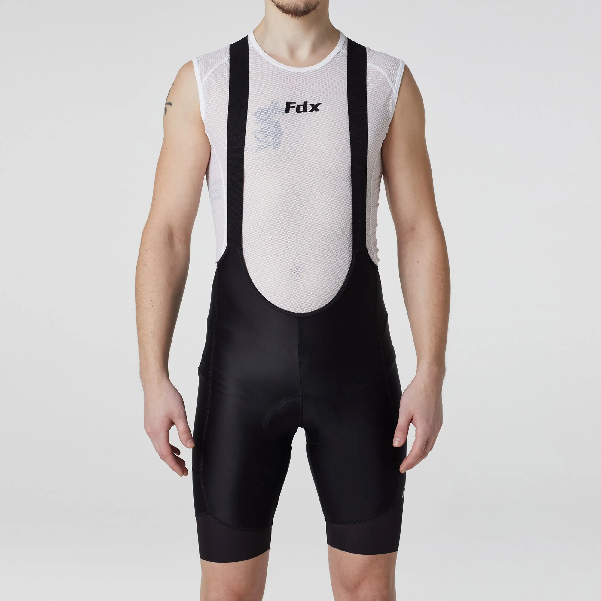 Fdx Duo Black Men's & Boy's Summer Cycling Cargo Bib Shorts