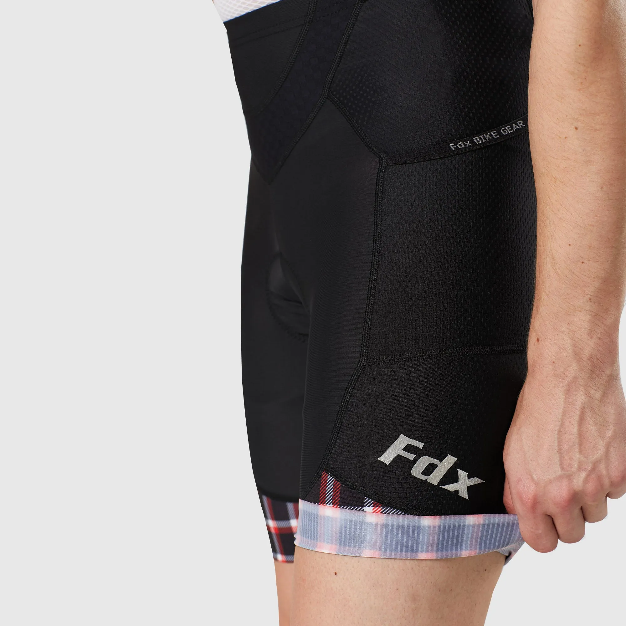 Fdx Essential Red Men's & Boy's Padded Cycling Shorts With Pockets