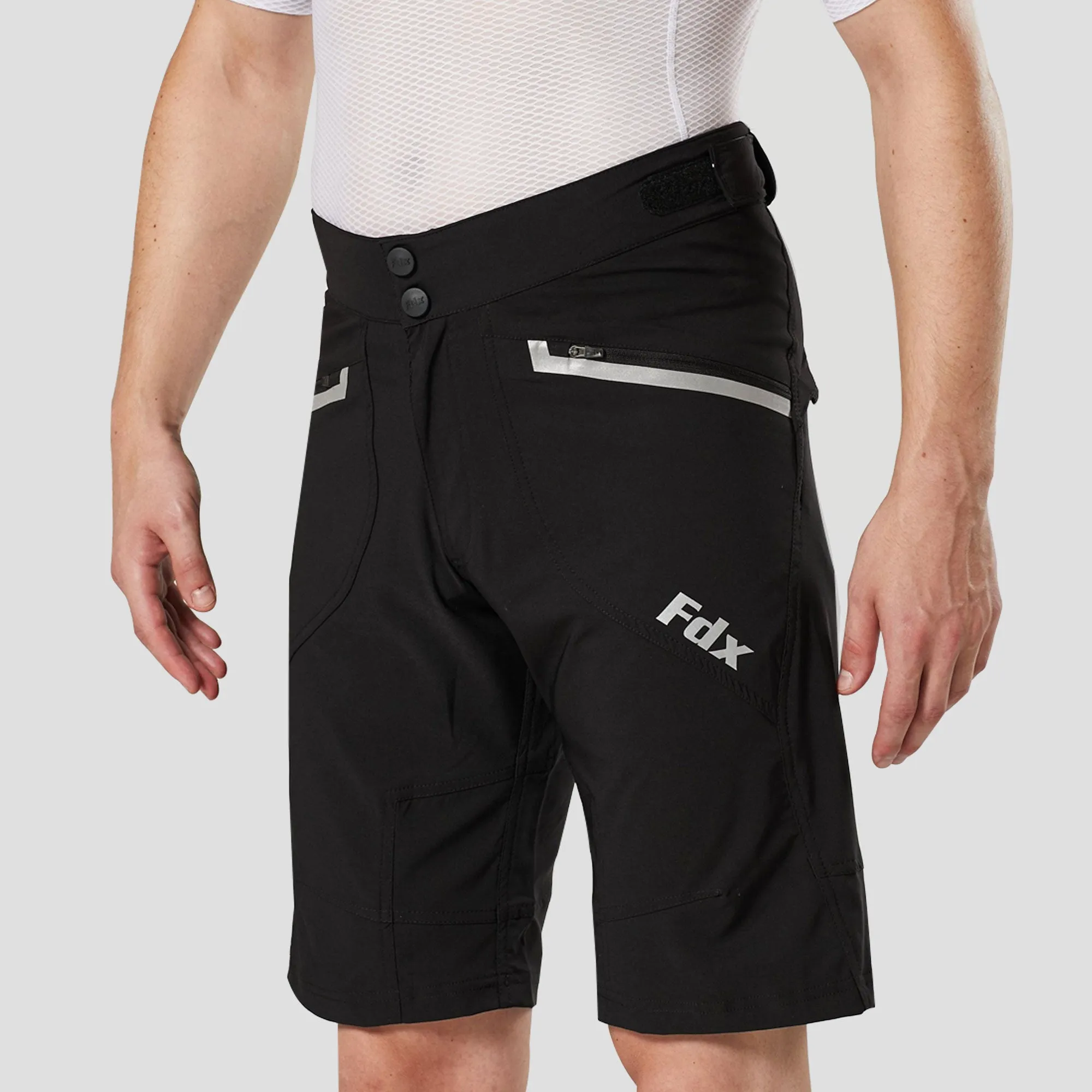 Fdx Nomad Black Men's & Boy's Mtb Summer Cycling Shorts