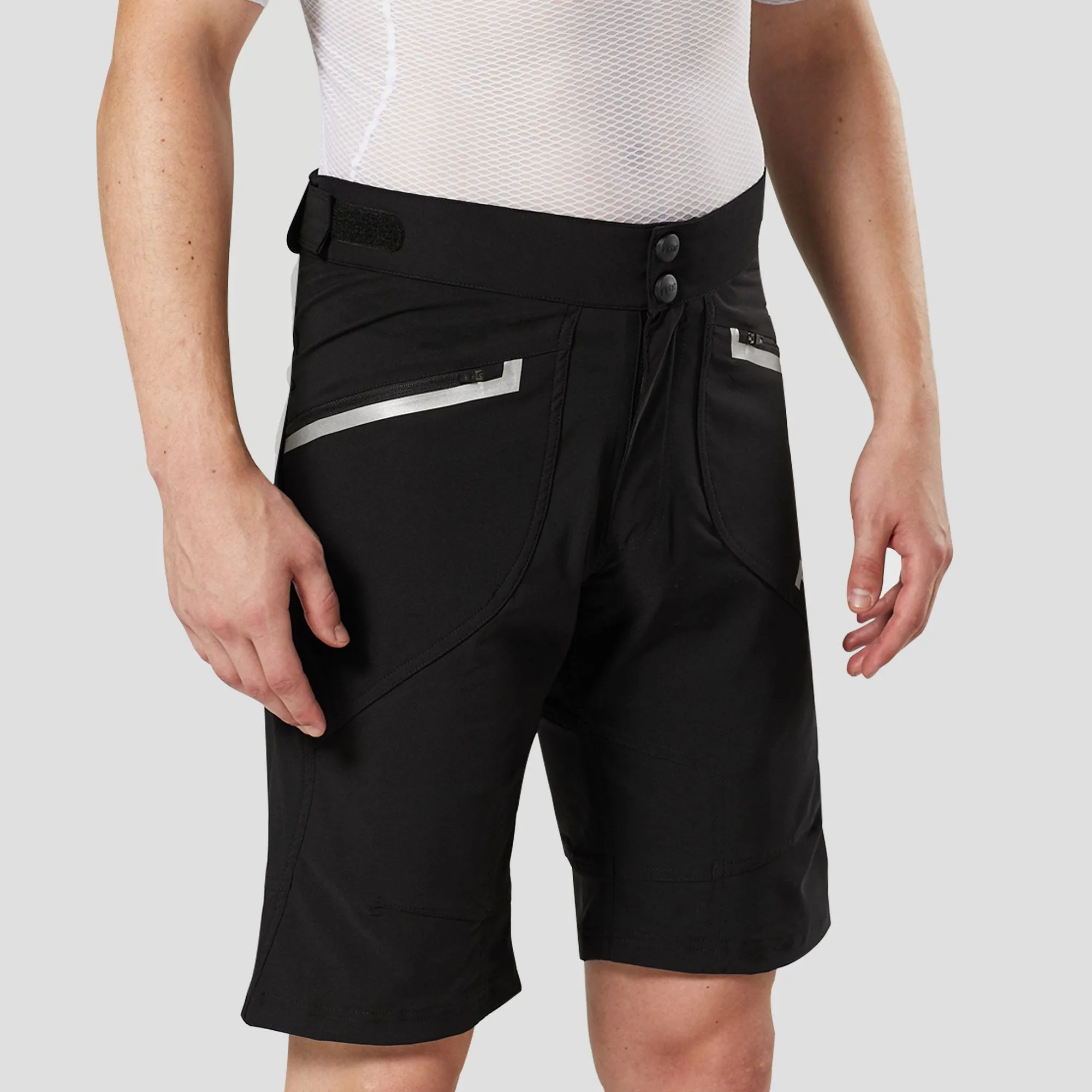 Fdx Nomad Black Men's & Boy's Mtb Summer Cycling Shorts