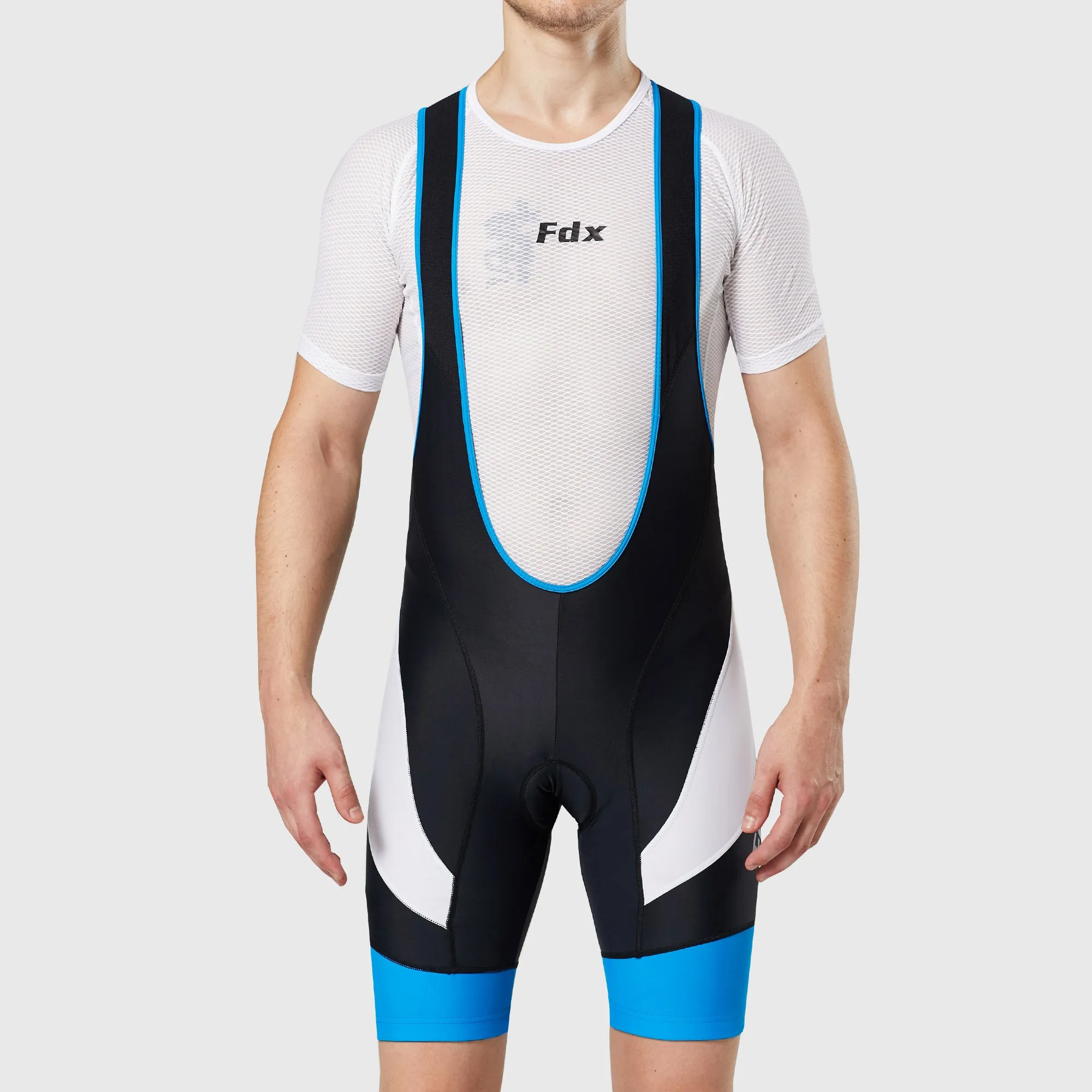 Fdx Windsor Blue Men's & Boy's Padded Summer Cycling Bib Shorts