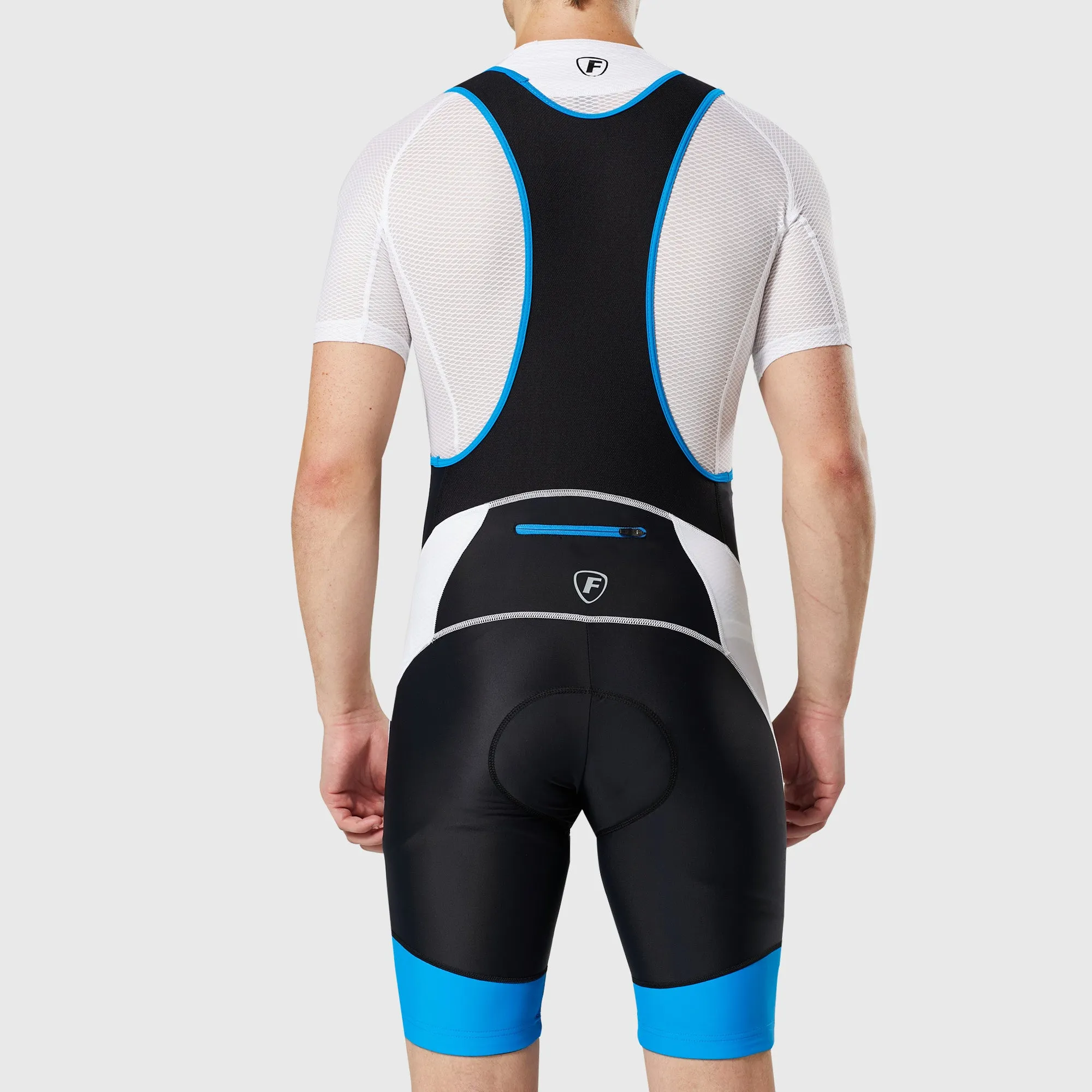 Fdx Windsor Blue Men's & Boy's Padded Summer Cycling Bib Shorts
