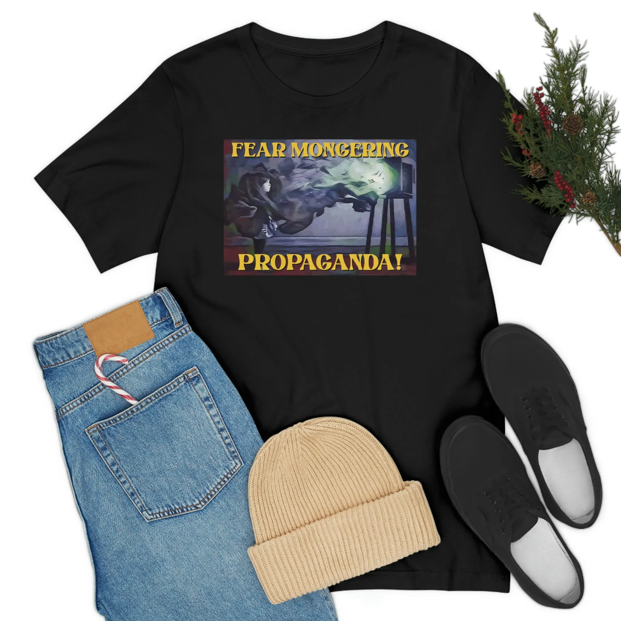 Fear Mongering Propaganda! Short Sleeve Tee