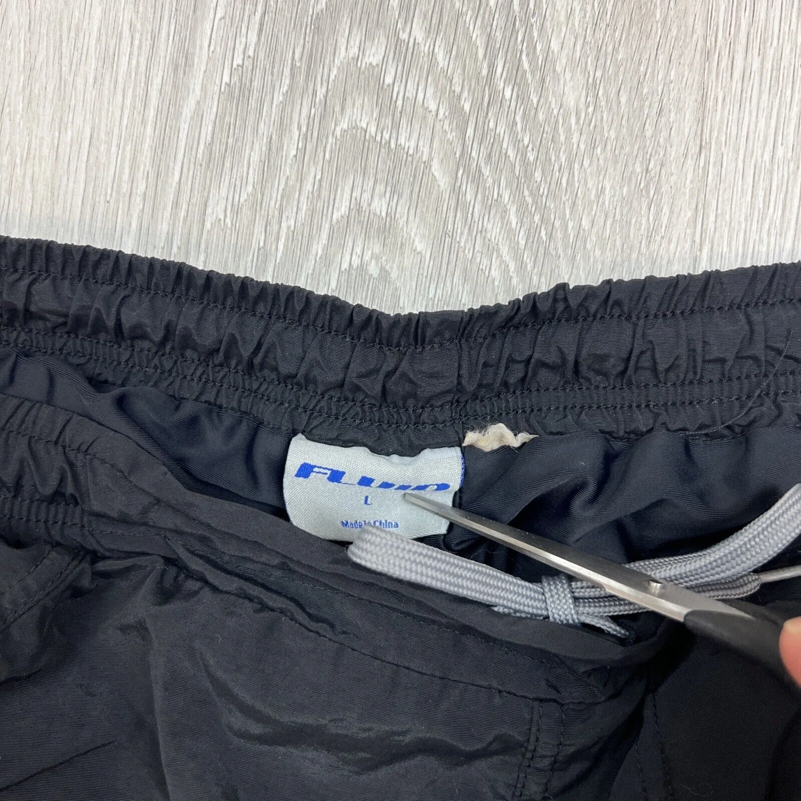 Fluid Mens Black Mountain Bike Cycling Shorts Size Large