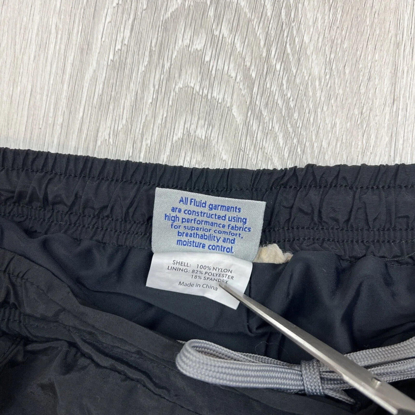 Fluid Mens Black Mountain Bike Cycling Shorts Size Large