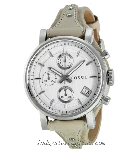 Fossil Women's Watch ES3811 Original Boyfriend Chronograph Leather