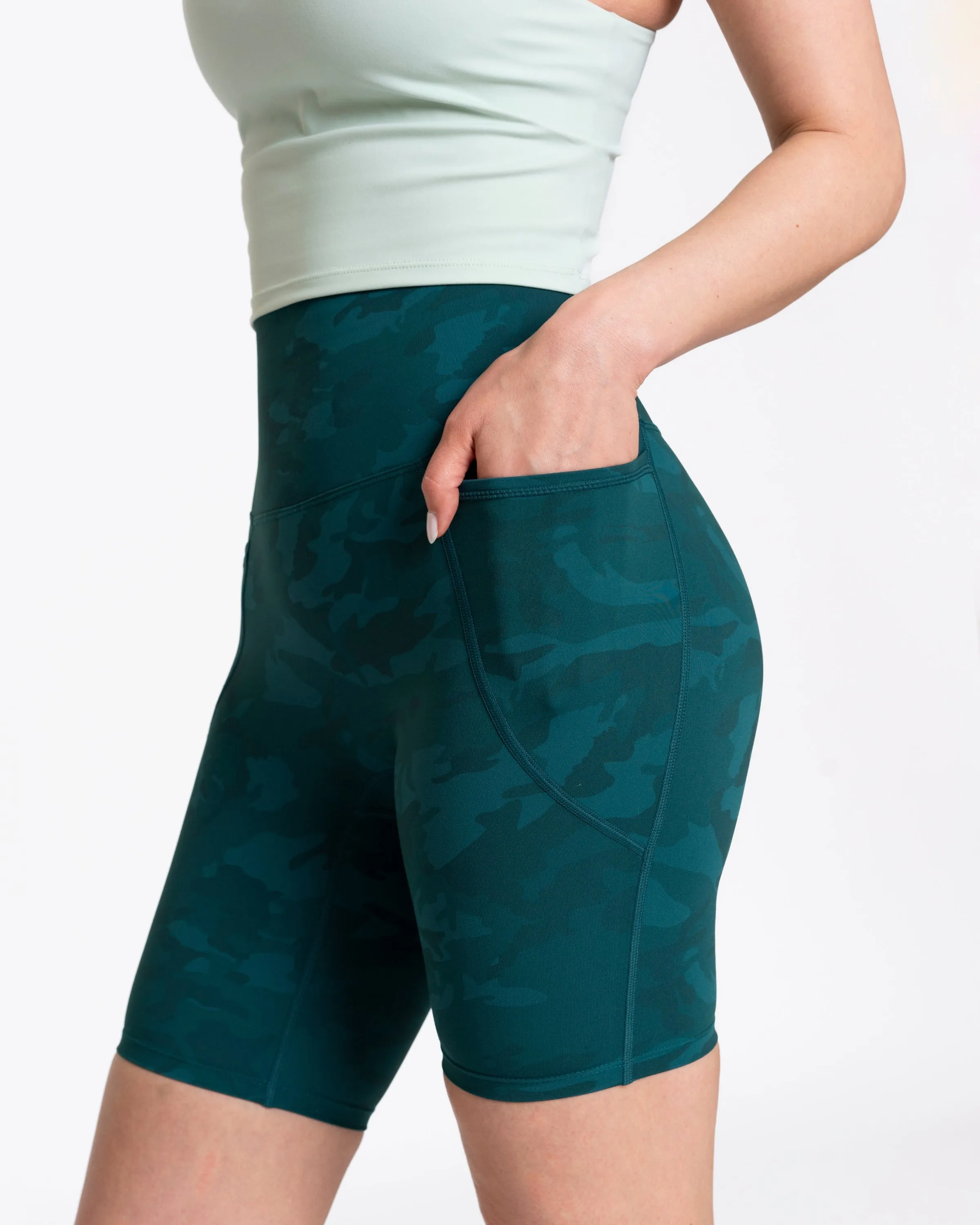 FreeLite 2.0 Cycling Shorts Petrol Camo