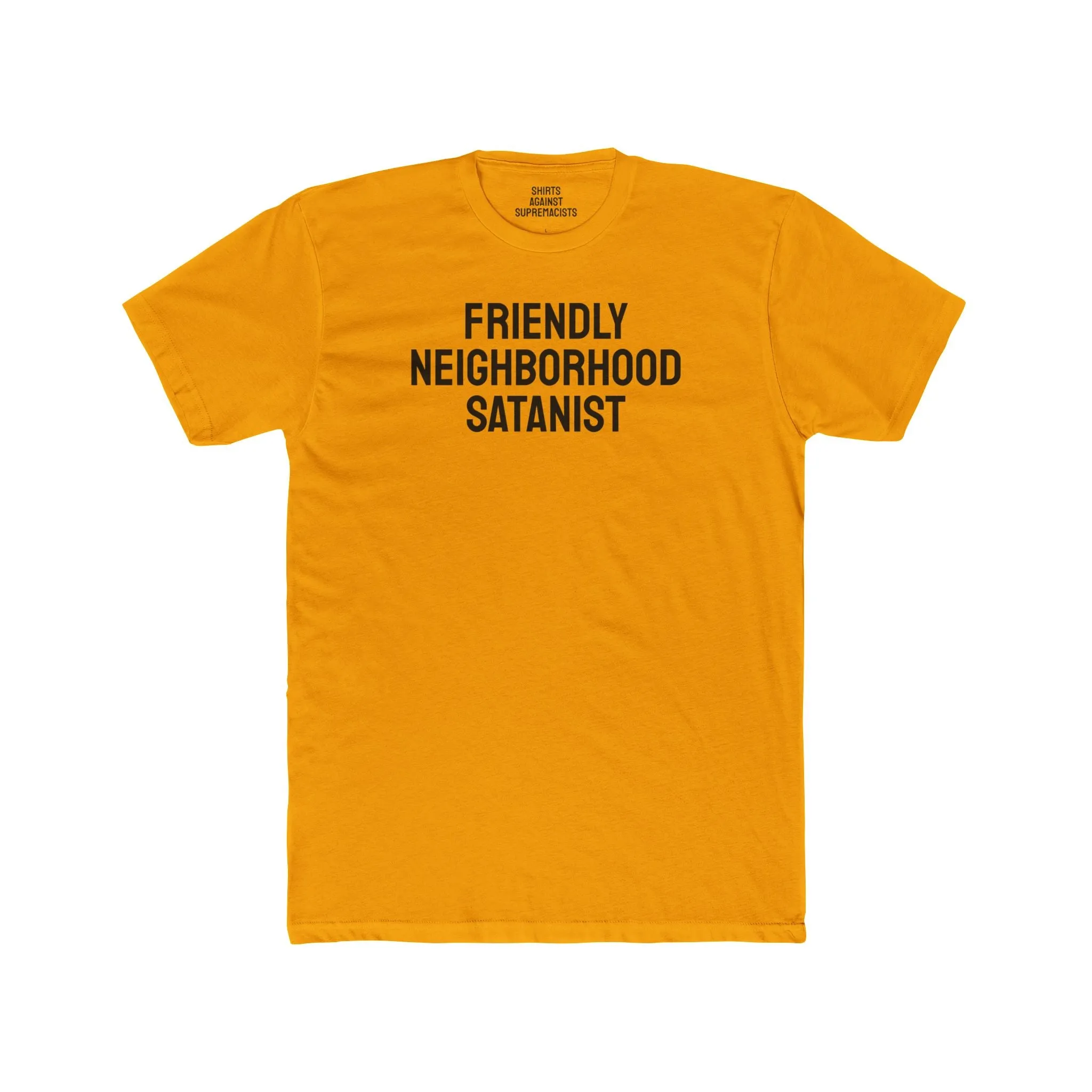 Friendly Neighborhood Satanist - Unisex Cotton Crew Tee