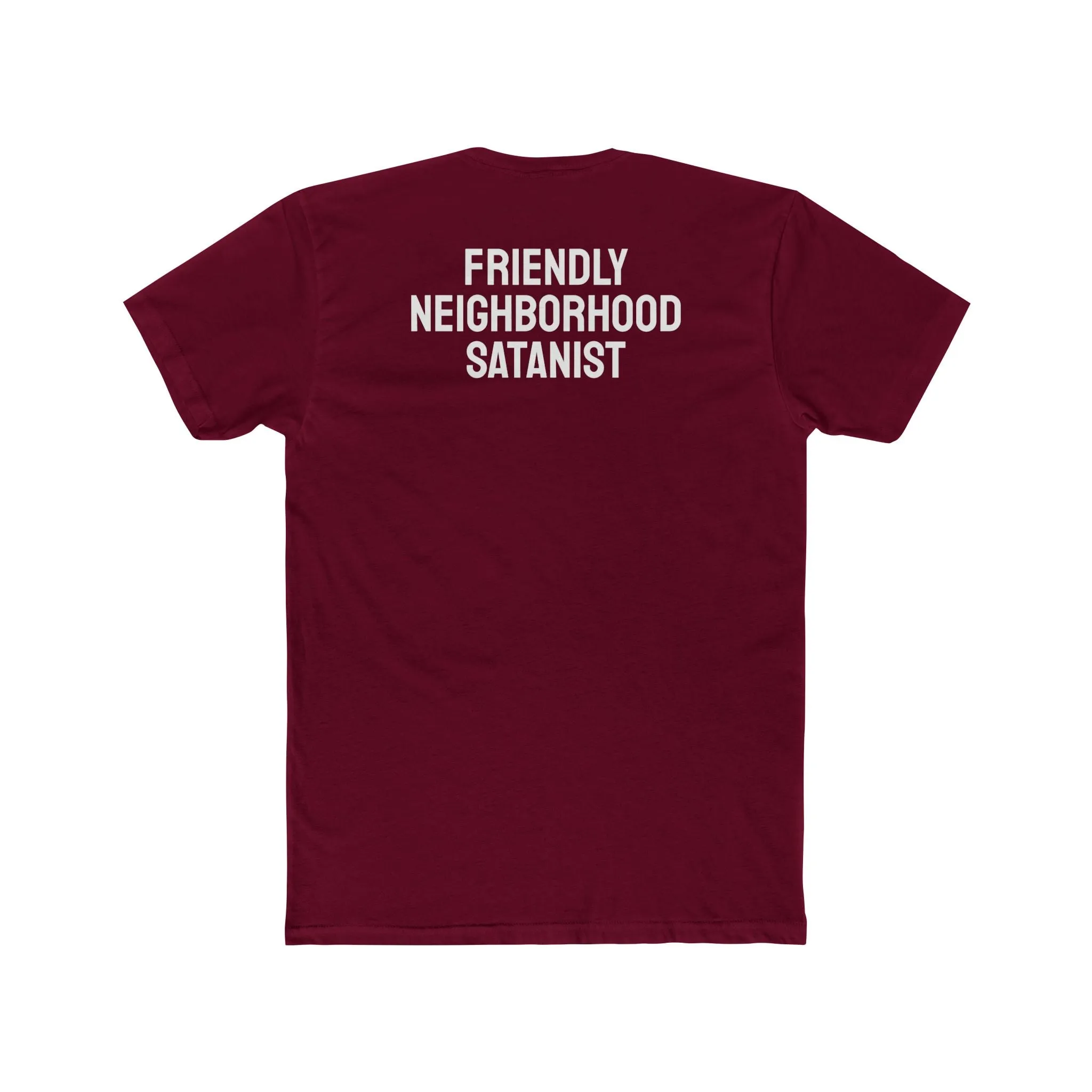 Friendly Neighborhood Satanist - Unisex Cotton Crew Tee