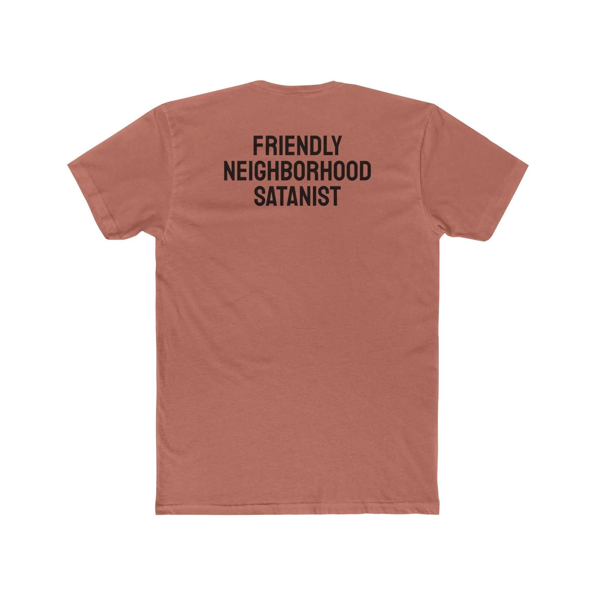 Friendly Neighborhood Satanist - Unisex Cotton Crew Tee