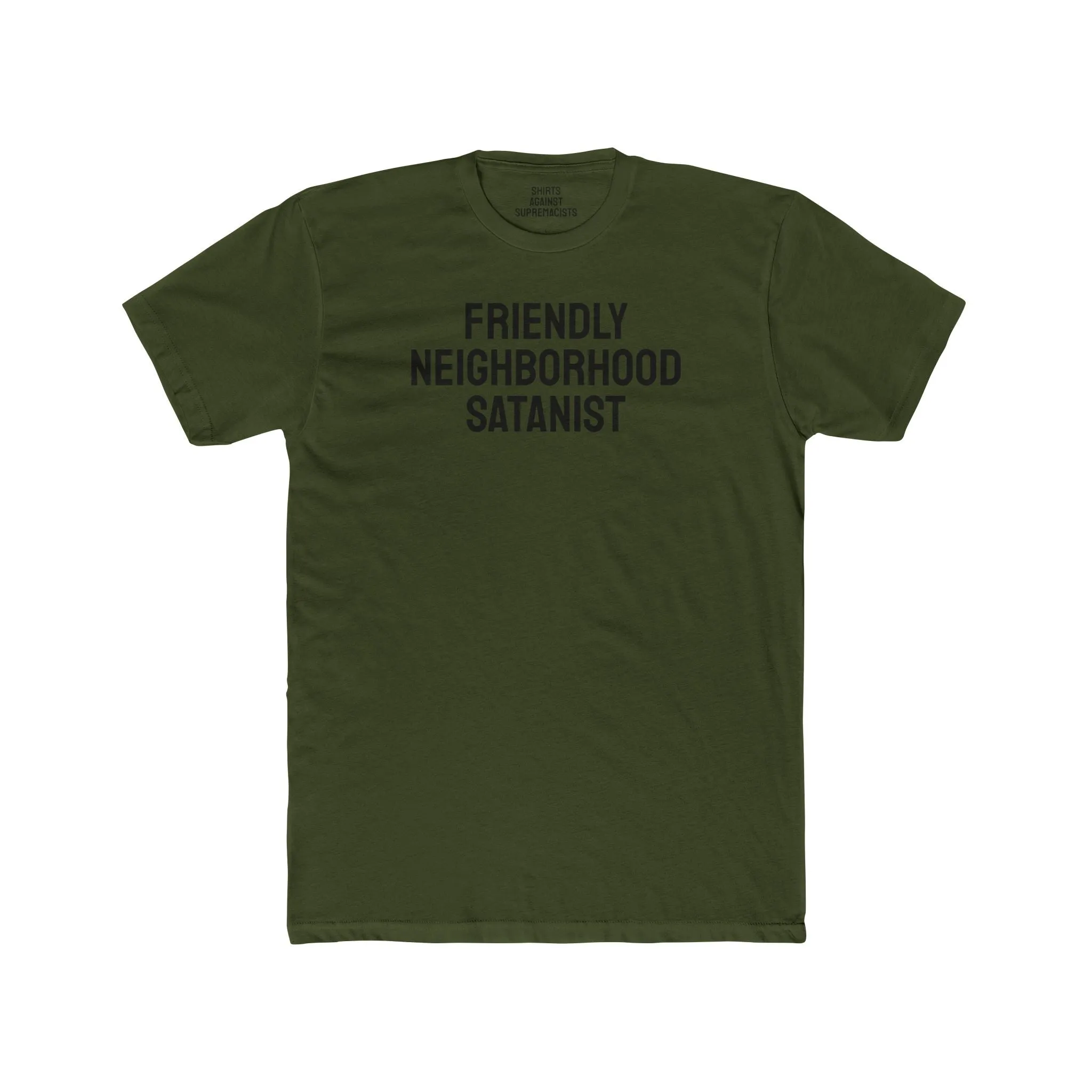 Friendly Neighborhood Satanist - Unisex Cotton Crew Tee