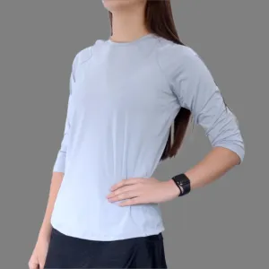 Garnet 3/4 Sleeve in White