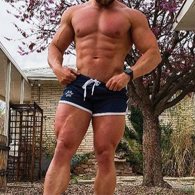 Gay Bear Paw Gym Shorts