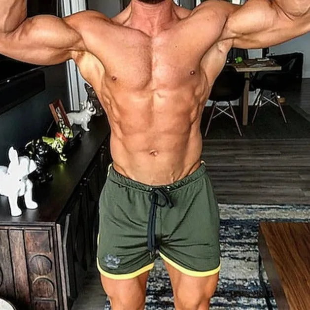 Gay Bear Paw Gym Shorts
