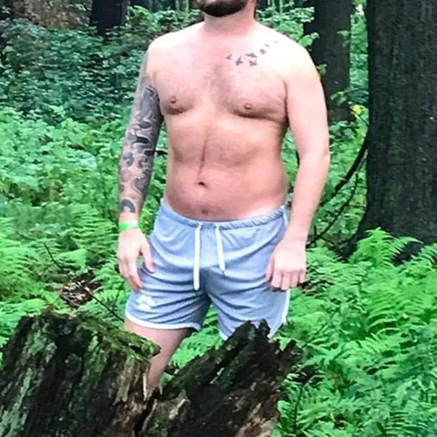 Gay Bear Paw Gym Shorts