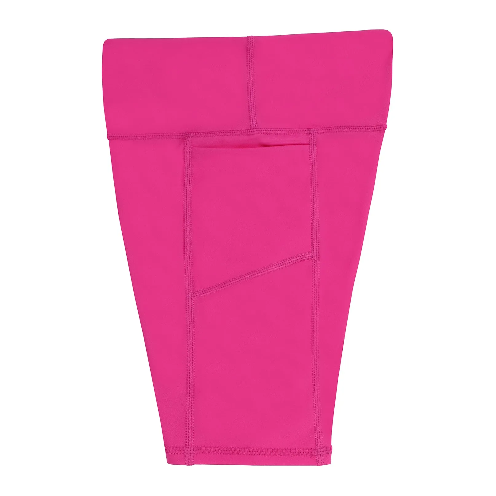 Girls Magenta Pink Long Bike Shorts