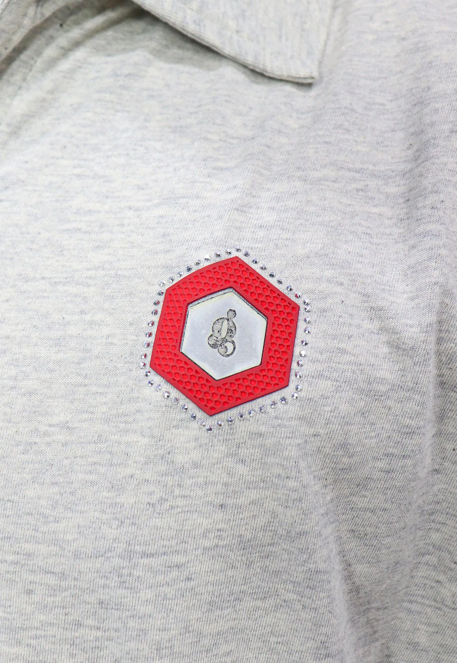Glancedo Iconic Logo Cotton Polo T Shirt