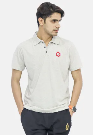 Glancedo Iconic Logo Cotton Polo T Shirt
