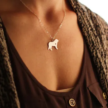 Golden Retriever Dog Necklace (2 Colors)
