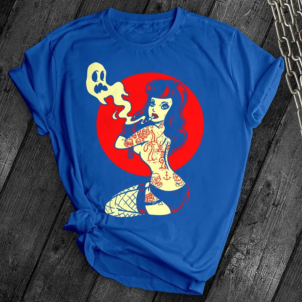 Goth Girl Red Sun Tee