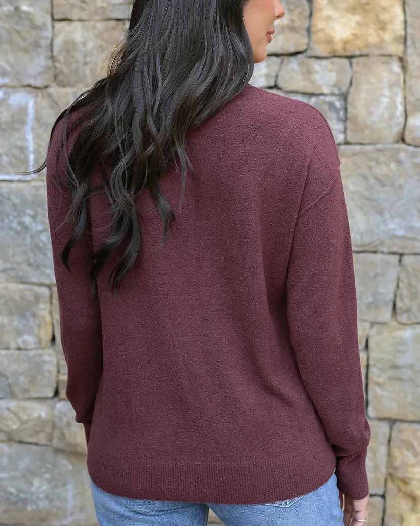 Grace & Lace Micro Bambü Sweater - Russet