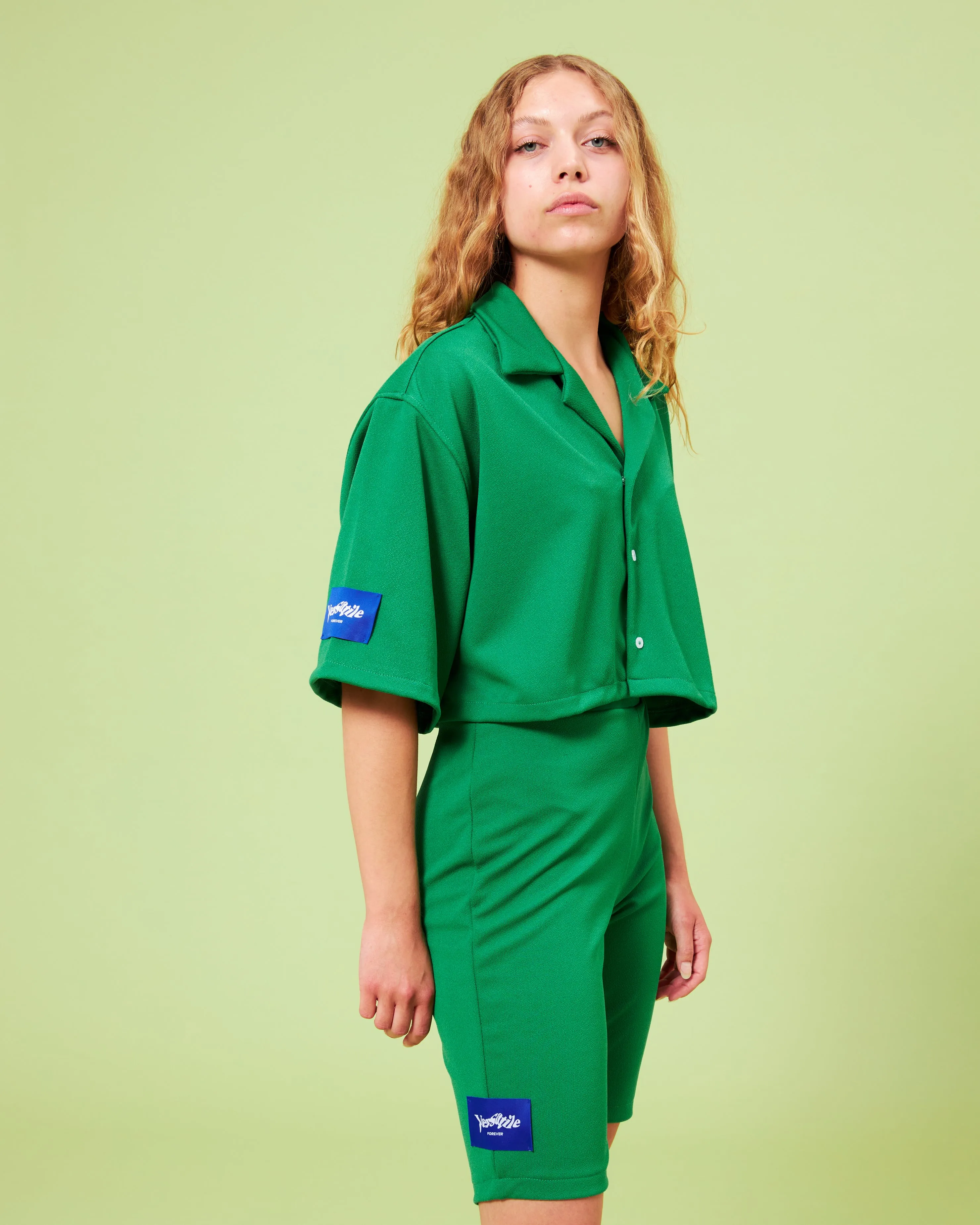 Green Cycling Shorts