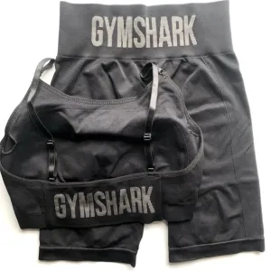 Gymshark M/S Flex Seamless Cycling Shorts &amp; Flex Seamless Strappy Sports Bra Set
