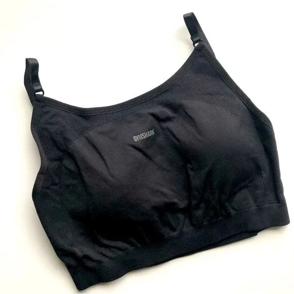 Gymshark M/S Flex Seamless Cycling Shorts &amp; Flex Seamless Strappy Sports Bra Set