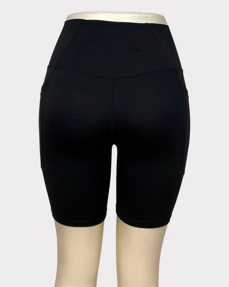 Halara Plain Black Cycling Short ( XS )