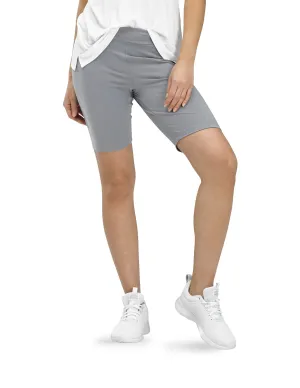Hi Waist Blackout Cotton Bike Shorts
