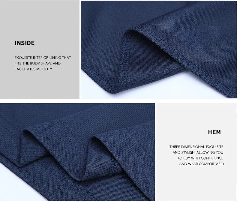 High quality men breathable fast drying running sports fitness breathable comfortable short sleeve T-shirt casual light Gym Tops