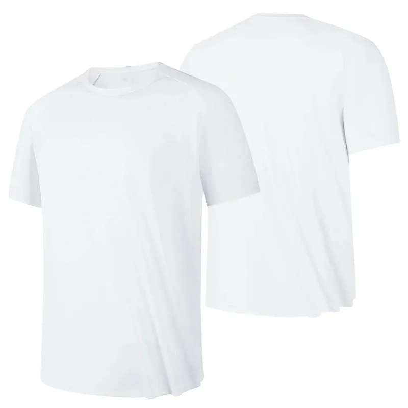 High quality men breathable fast drying running sports fitness breathable comfortable short sleeve T-shirt casual light Gym Tops