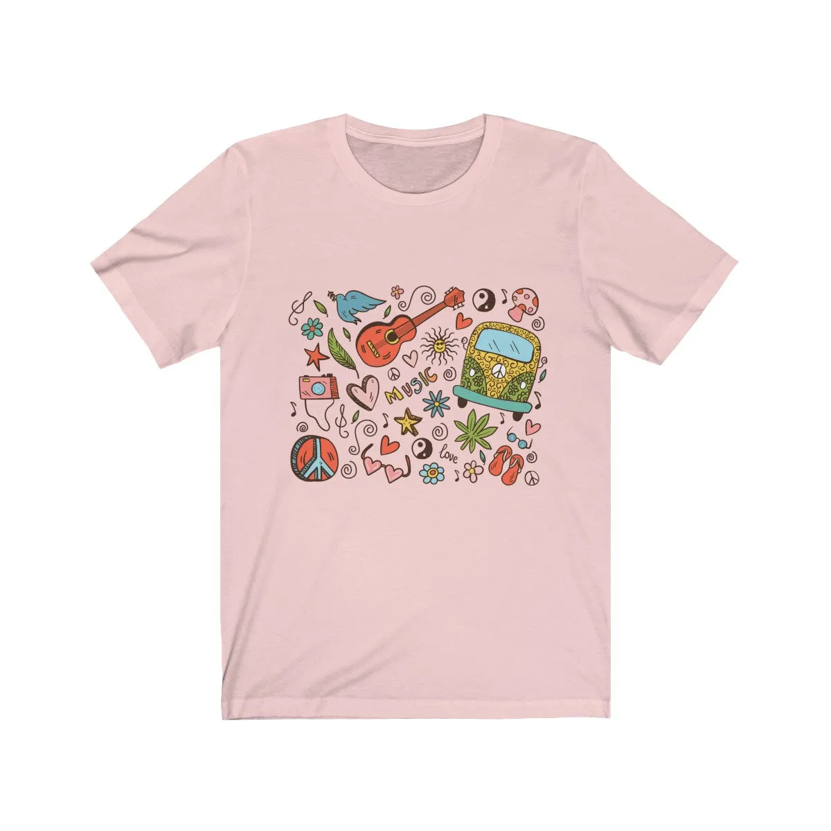 HIPPIE DOODLE <br>unisex tee