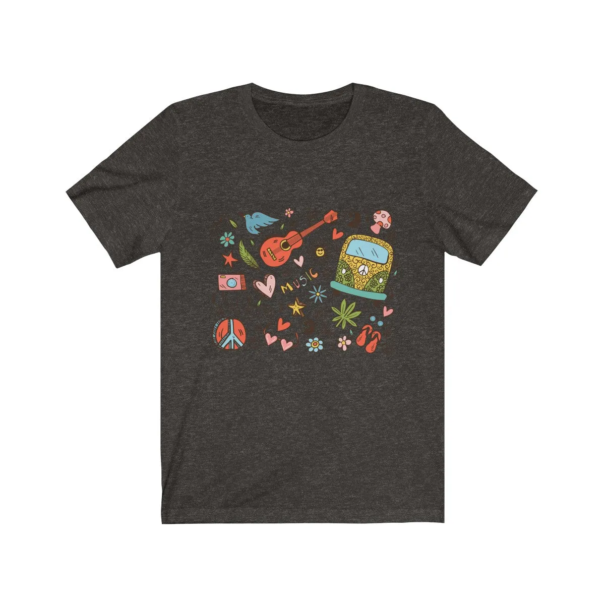HIPPIE DOODLE <br>unisex tee