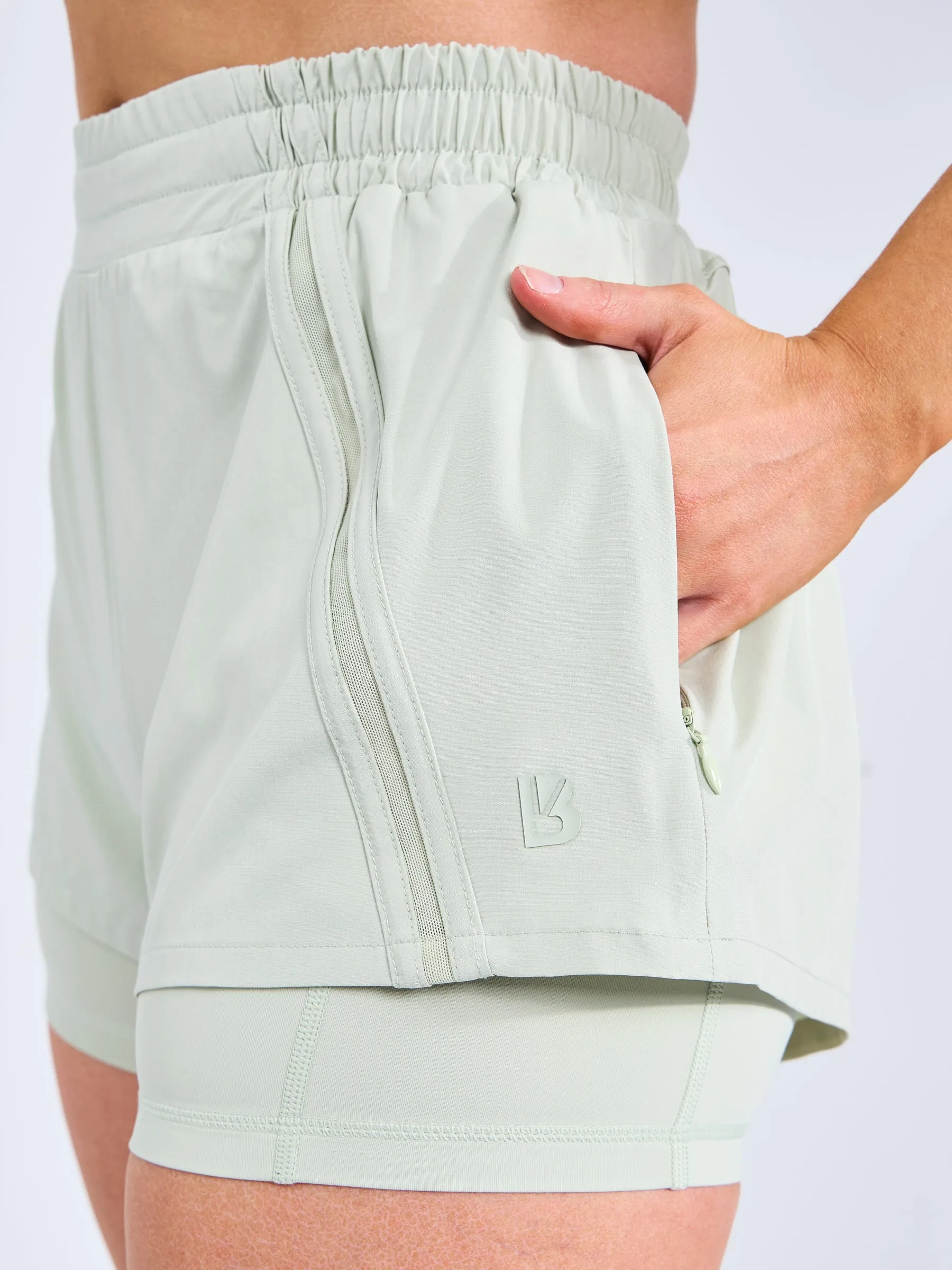 Hot Girl Run Short - Pistachio