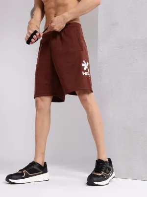 HRX by Hrithik Roshan Men Brand Logo Print Rapid-dry Training Shorts