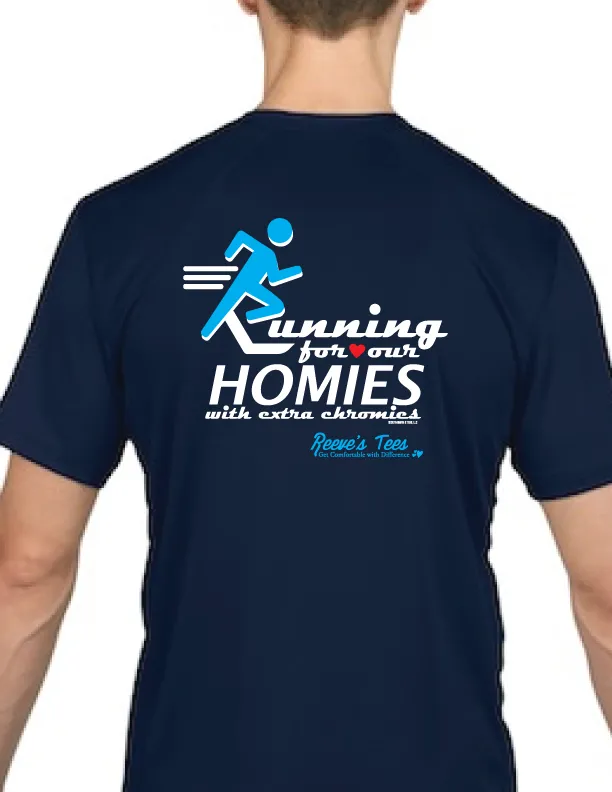 HWEC - "Running for Our Homies with Extra Chromies"- Adult - Short Sleeve Performance Tee