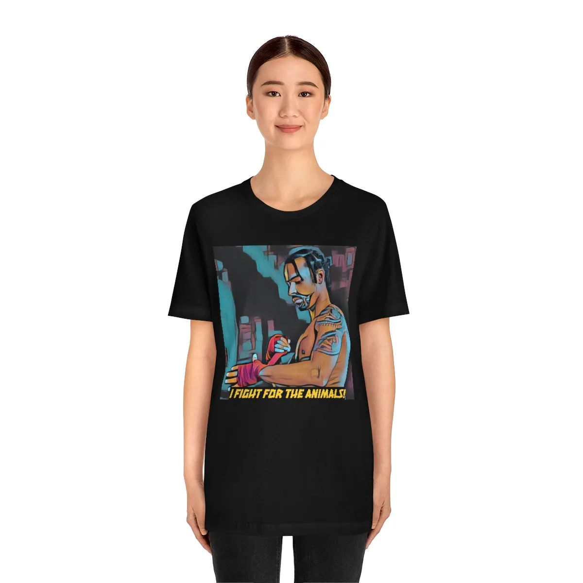 I Fight for the Animals! Short Sleeve Tee