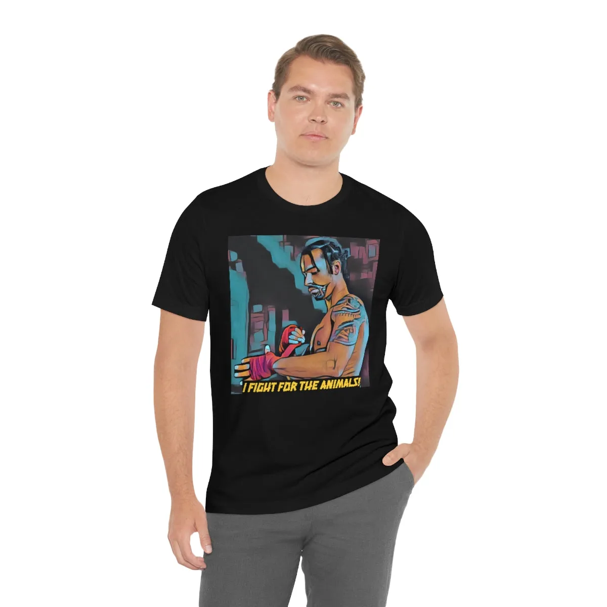 I Fight for the Animals! Short Sleeve Tee