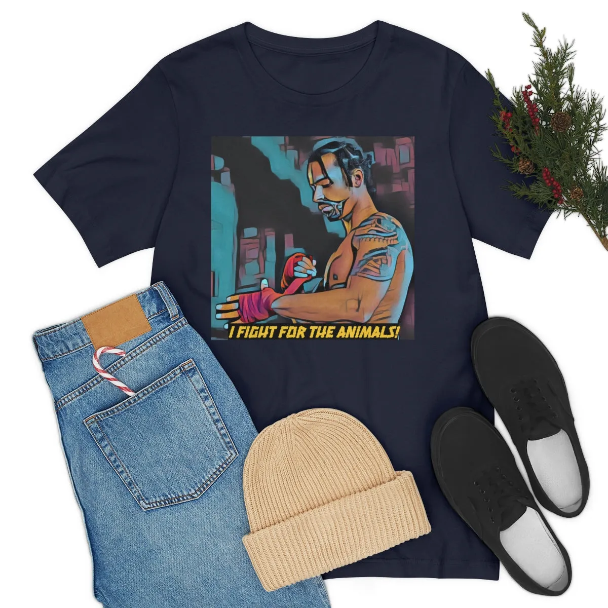 I Fight for the Animals! Short Sleeve Tee
