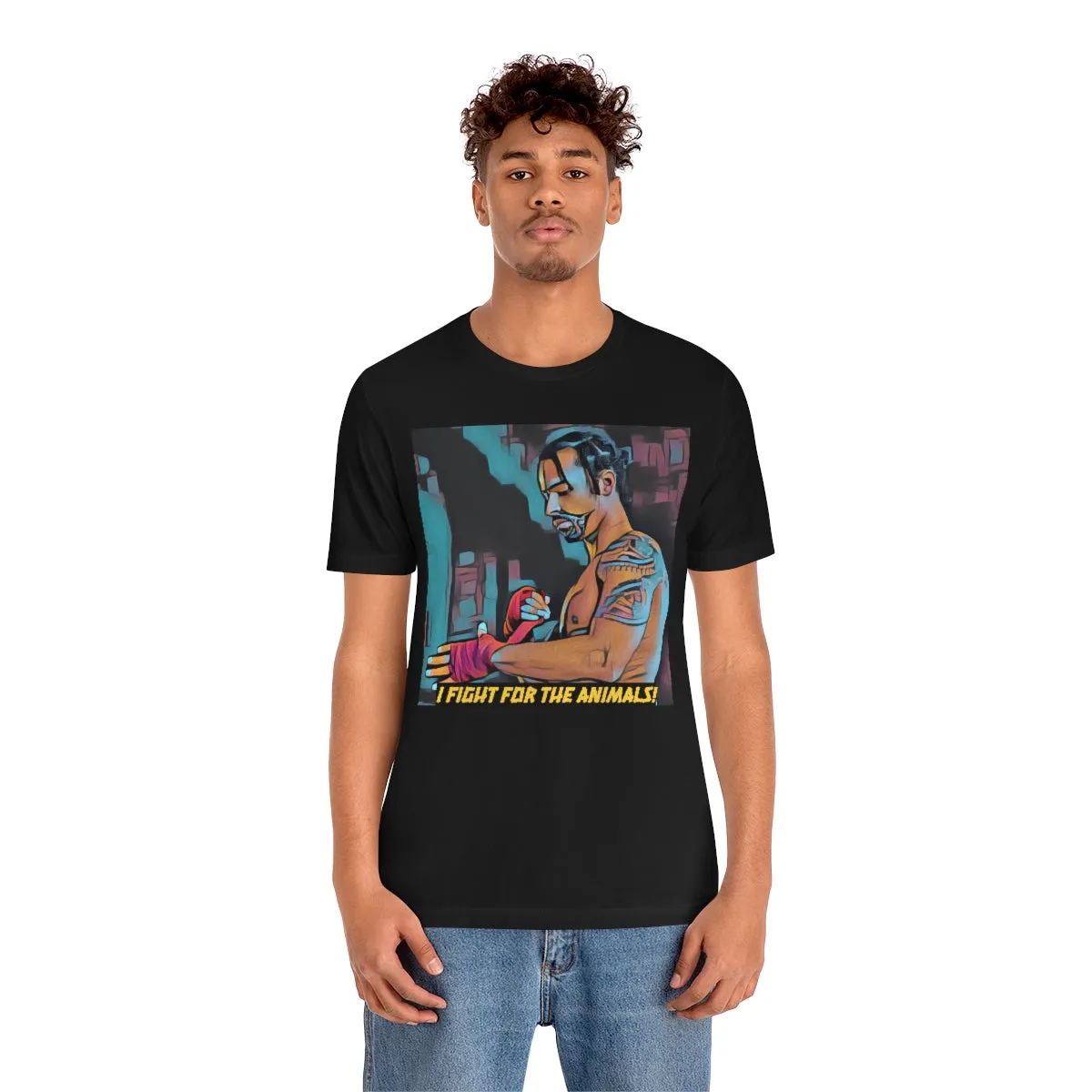 I Fight for the Animals! Short Sleeve Tee