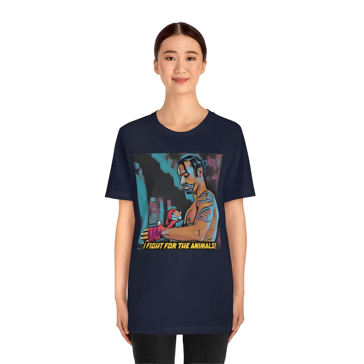 I Fight for the Animals! Short Sleeve Tee